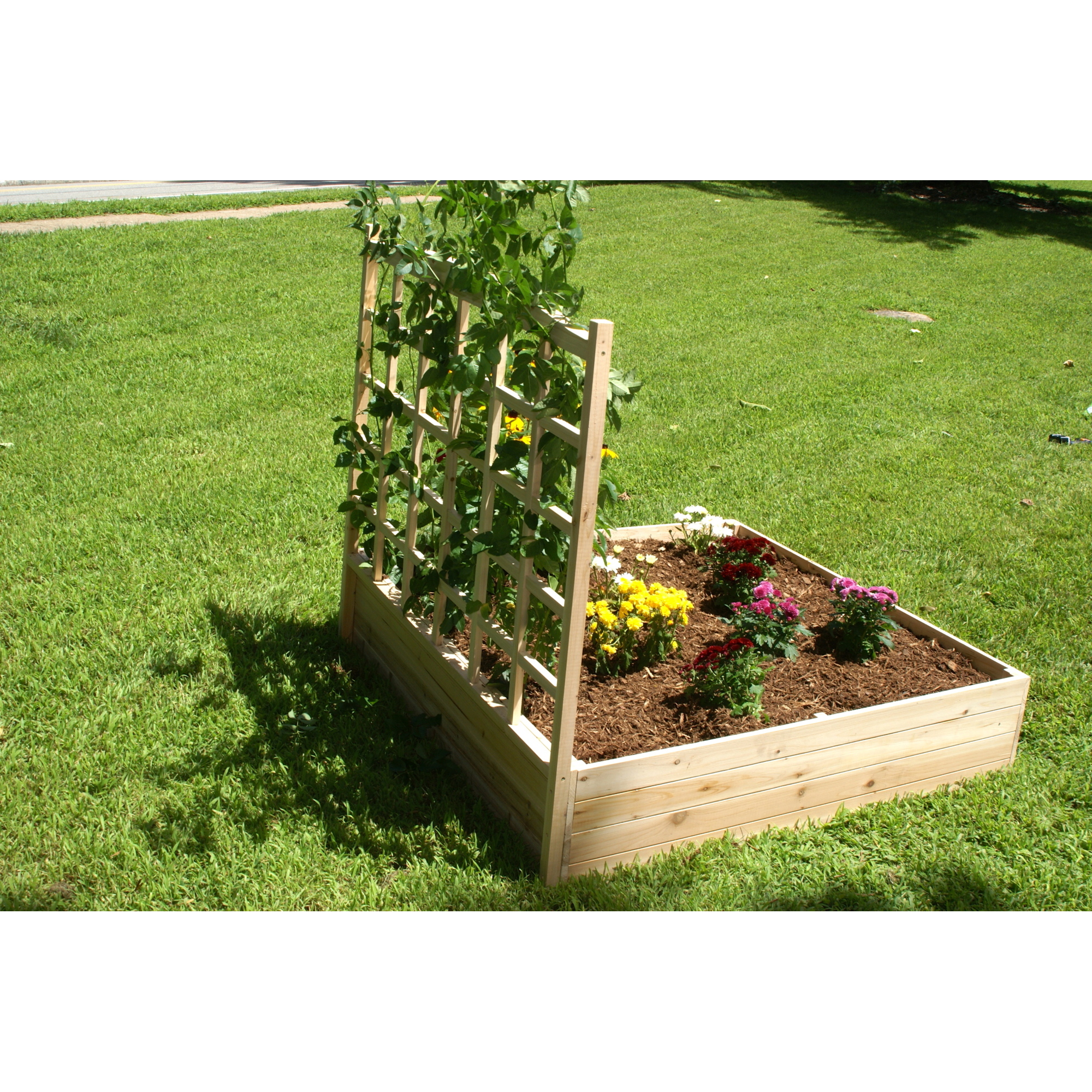 Eden, Raised Garden Bed with Trellis, Model# RGB-4411-T